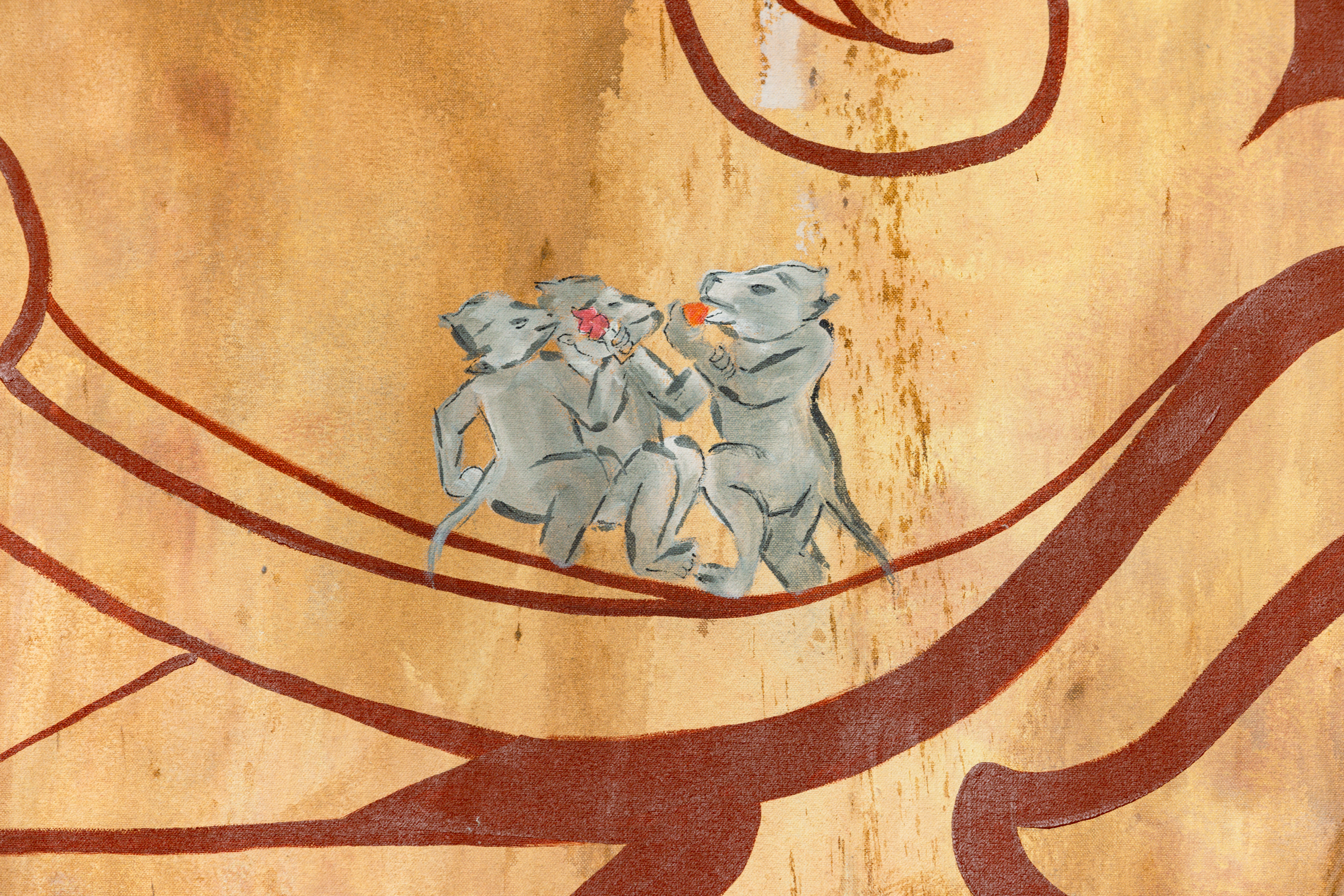 Touk monkey artwork panel